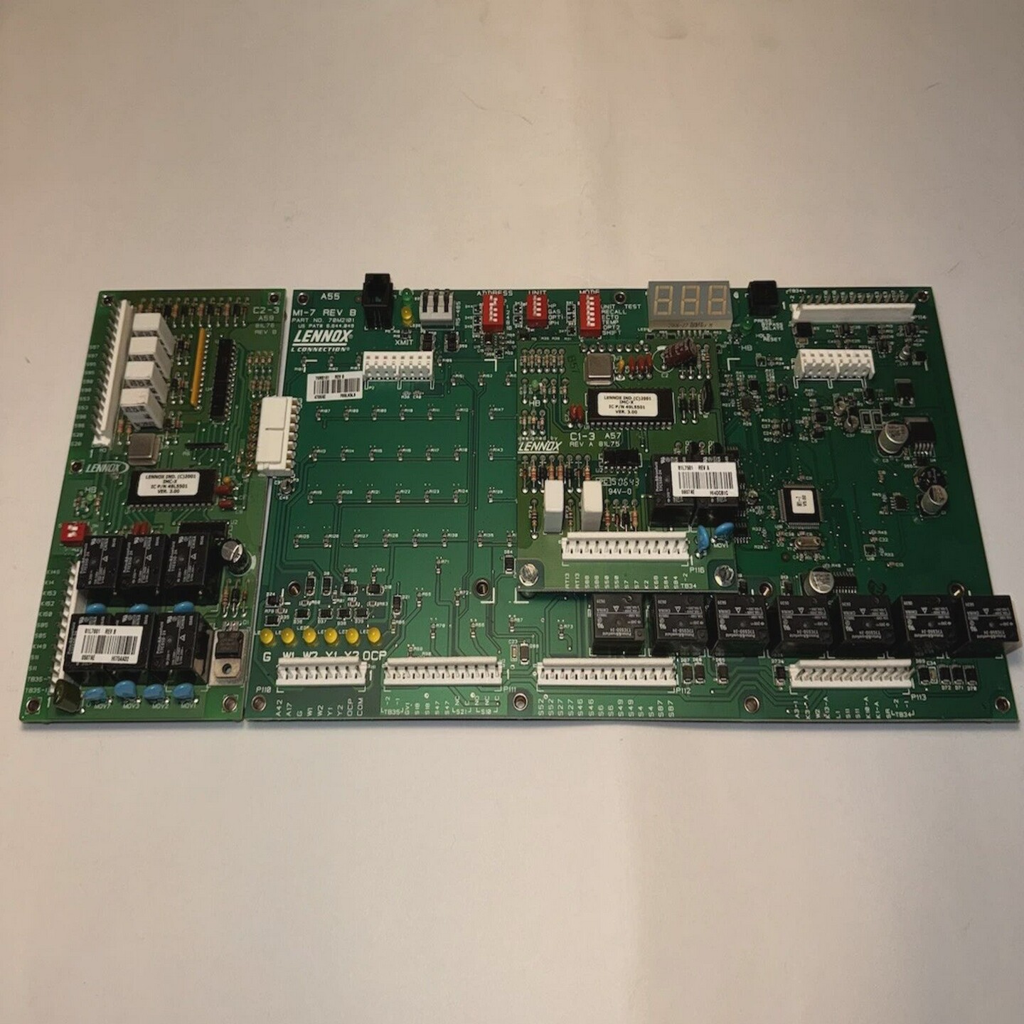 LennoxM1-7RevB带C1-3C2-3电路板
