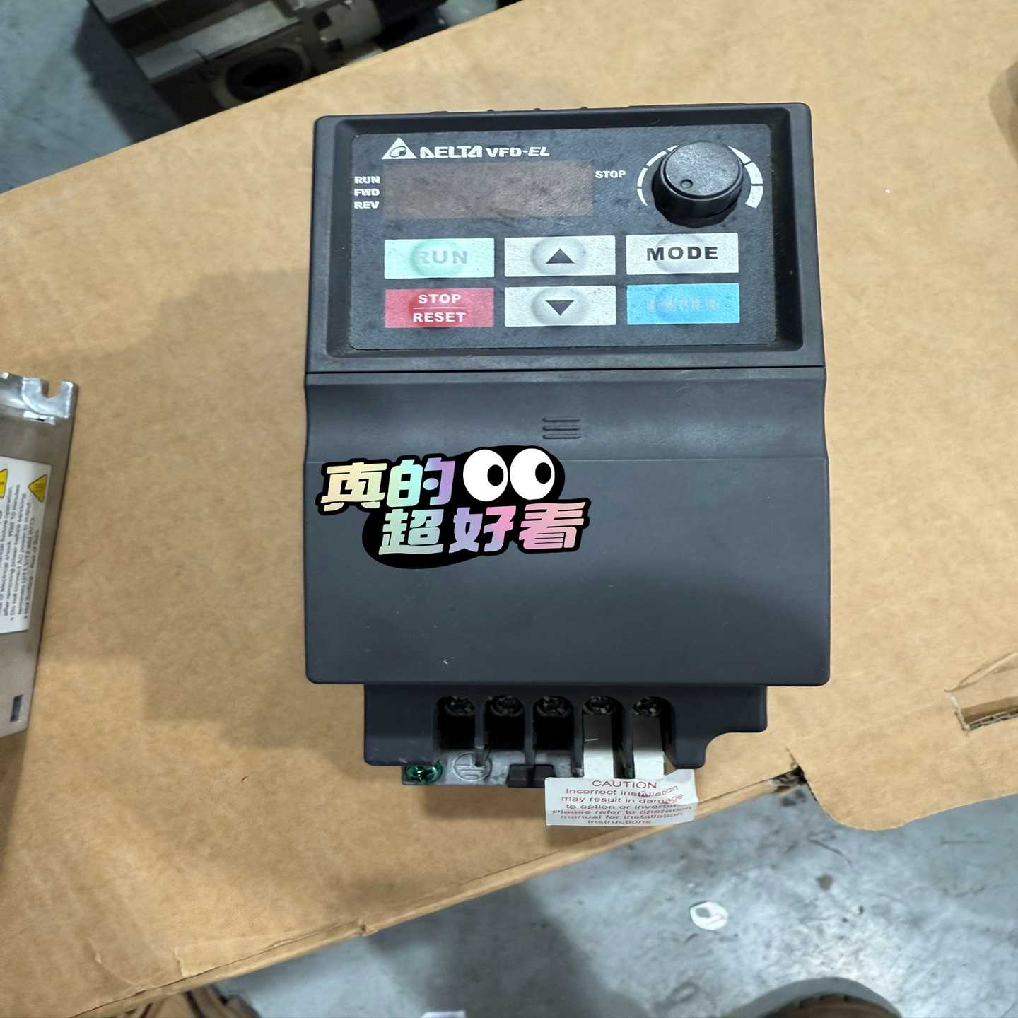 9成新台达变频器VFD015EL43A1.5KW380V询价