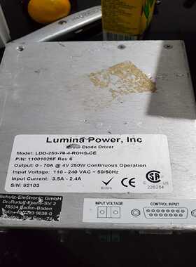 lumina power激光电源LDD-250-70-4（地坛设备）
