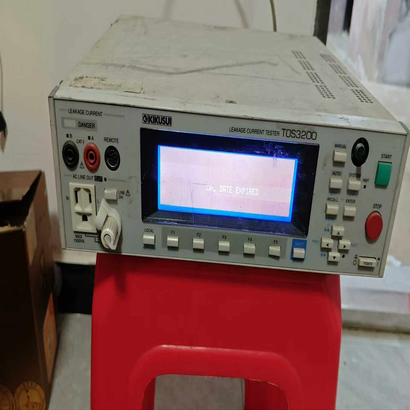 询价KIKUSU日本菊水TOS3200泄漏电流测试仪，二手物品