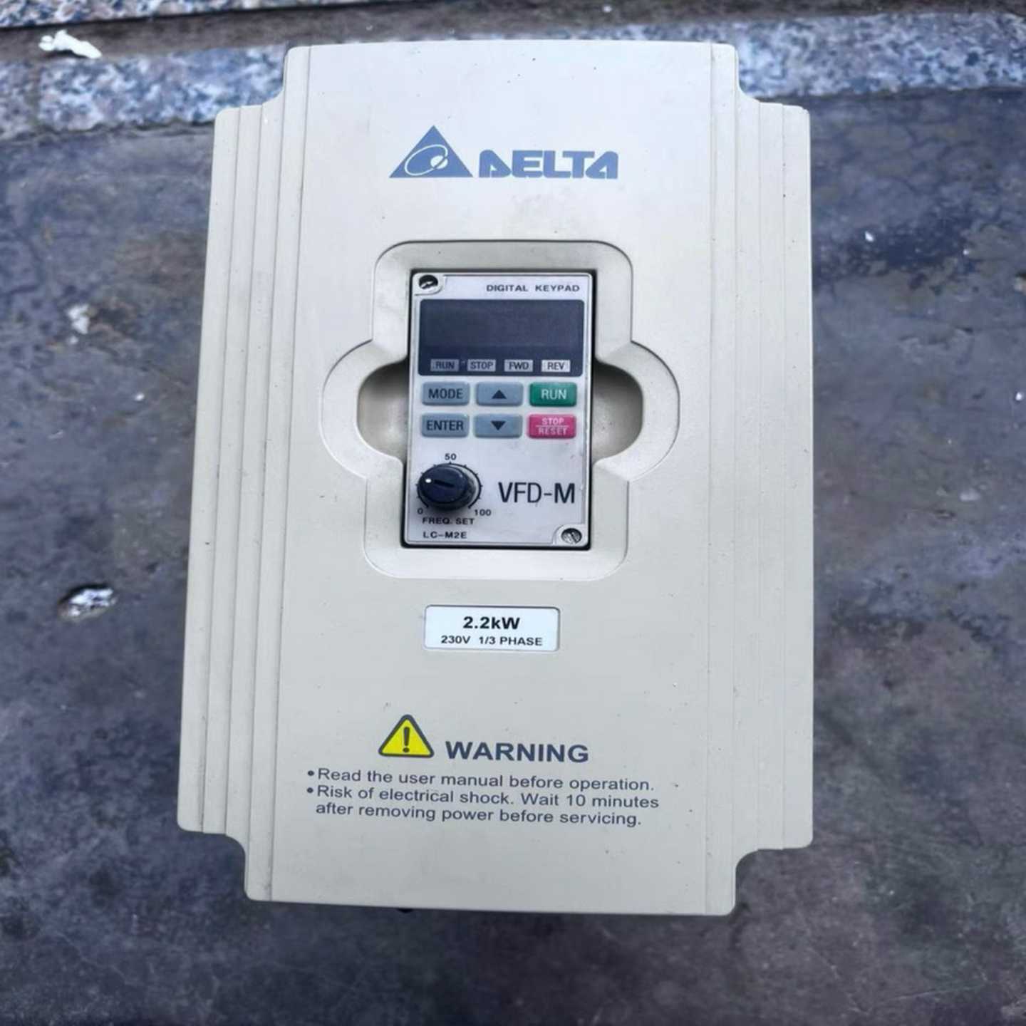 台达变频器VFD022M21A拆机件，功能完好220V2.--议价商品