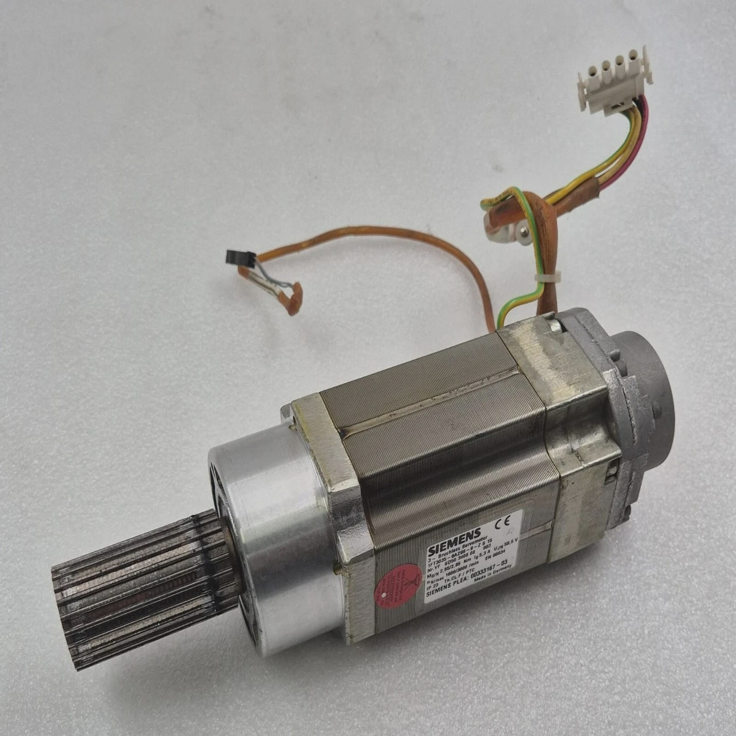 西门子1英尺3035-6AZ99-9-ZS1500333167-03无刷伺服电机3