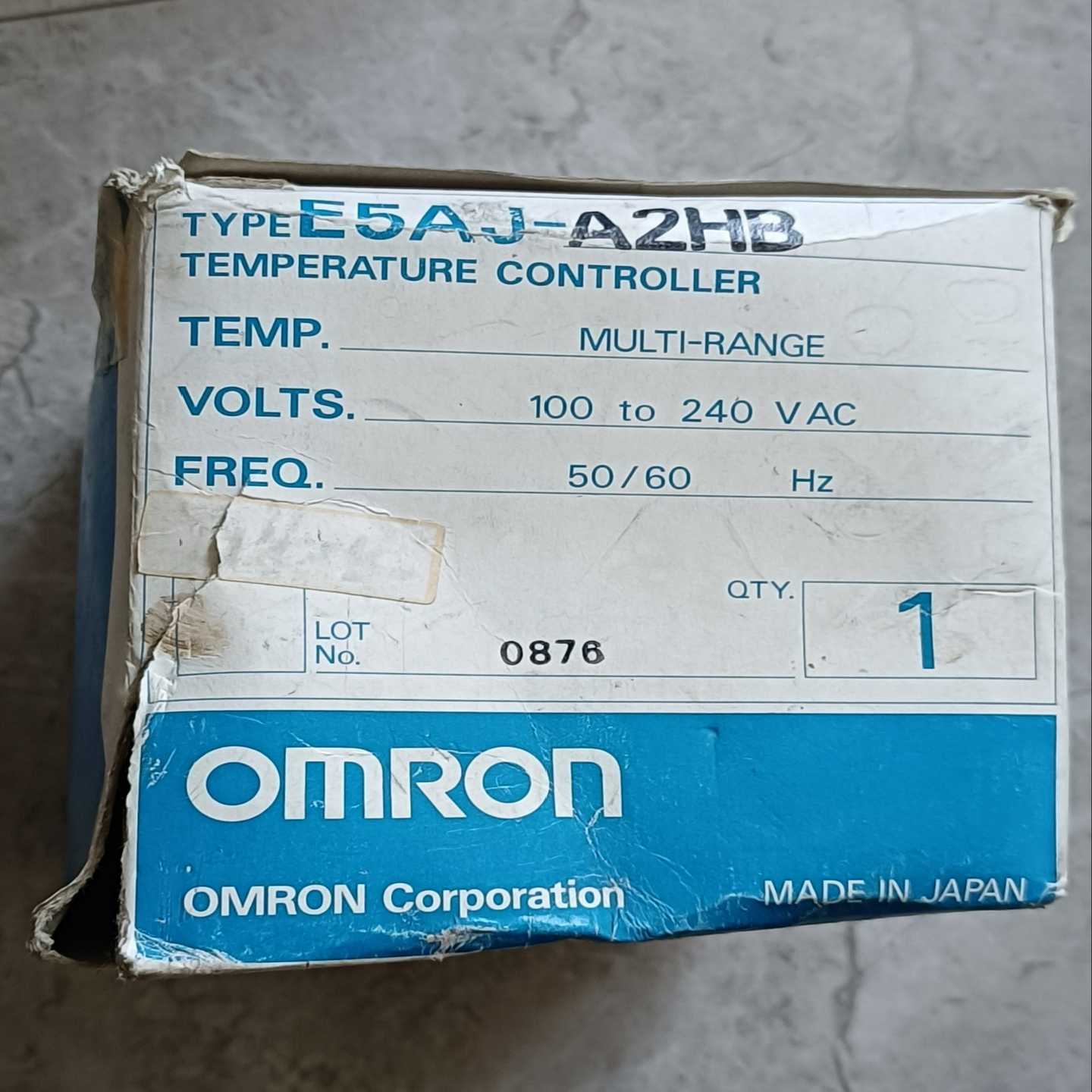 询价全新omron温控器E5AJ-A2HB,库存余料原装,包