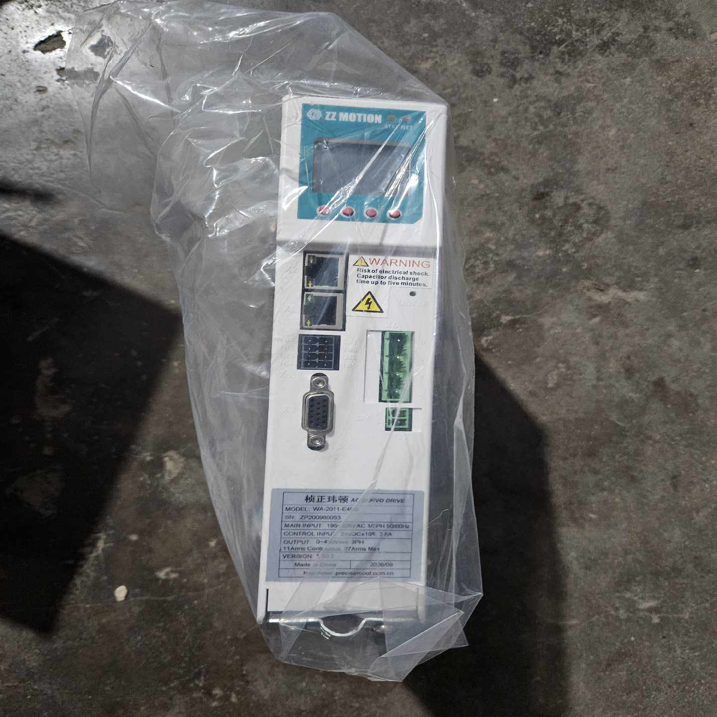 询价机器人驱动器WA-2011-E4FB桢正玮顿，带包装一个
