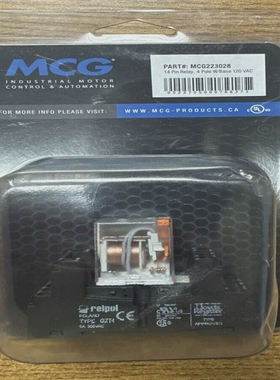 MCGMCG22302814PIN4PWITHBASE120VACRELAY**NEWINBOX*