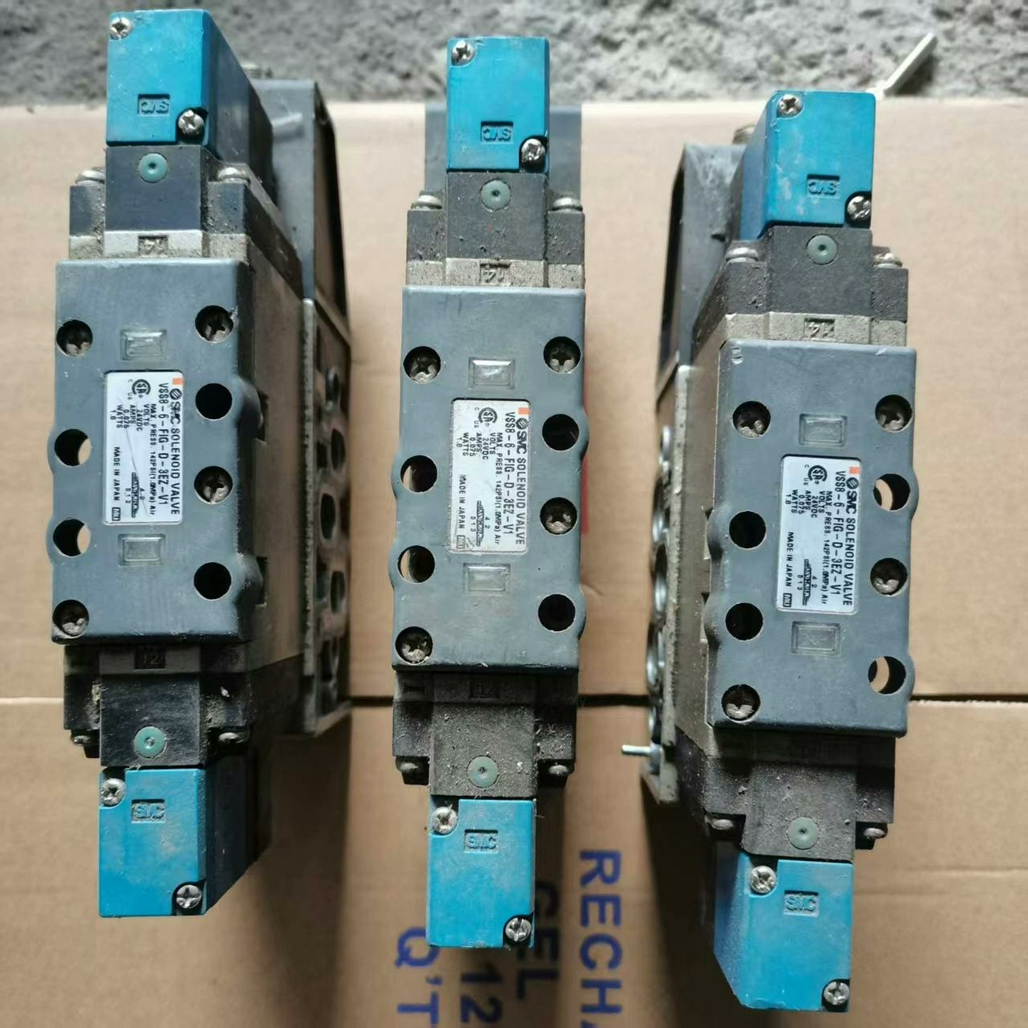 【请询价】拆机SMC电磁阀  VSS8-6-FG-S-3EZ-V18