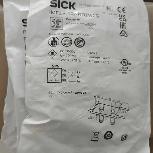 德国SICK西克IME18-12NNOZW2S接近开关，货号询价
