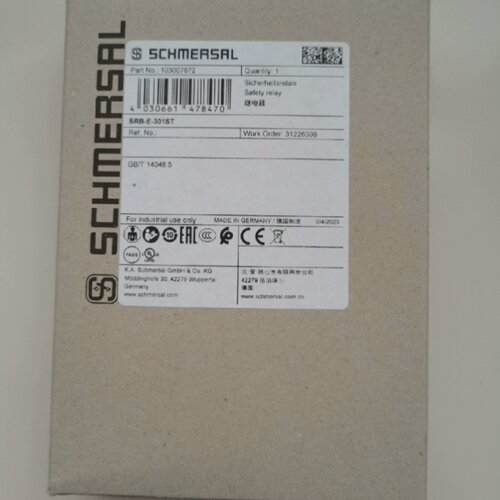 【议价】施迈赛SCHMERSAL安全继电器 SRB-E-301ST