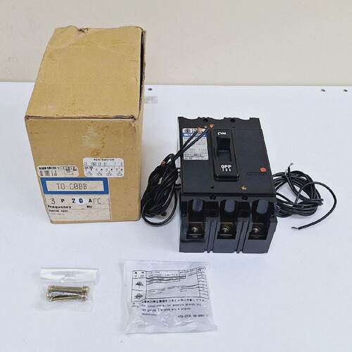 Terasaki TO60BB  20A Circuit Breaker 3 Poles 660V AC 250V DC
