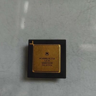 MC68882RC25A 镀金CPU 实物 成色如图 需-议价