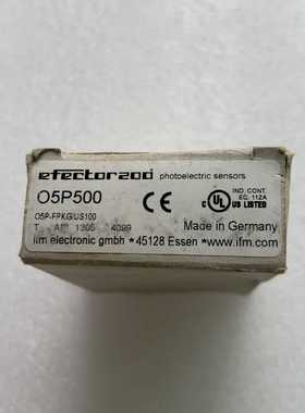 议价程剩余易福门传感器O550005500现货一个
