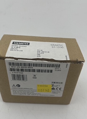 SIEMENS SIMATIC S71200 6ES7 2784BD320XB0 SIGNAL MODULE SM127