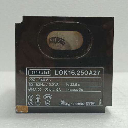 Landis  Gyr LOK16.250A27 Oil Burner Control 220V Boiler Prog