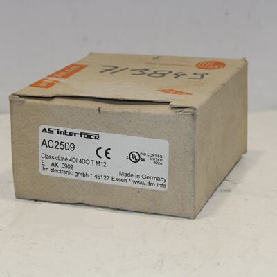 IFM AC2509 ClassicLine M12 4DI 4DO T IP67 Module NEW