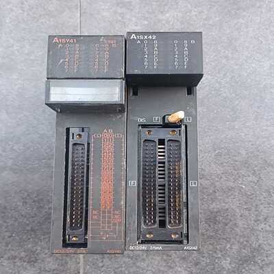 拆机三菱PLC型号A1SY41A1SX42--议价商品