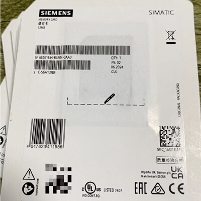 议价西门子 6ES79548LE040AA0 S7-1200 记忆卡6ES7954-8LE04-0AA0