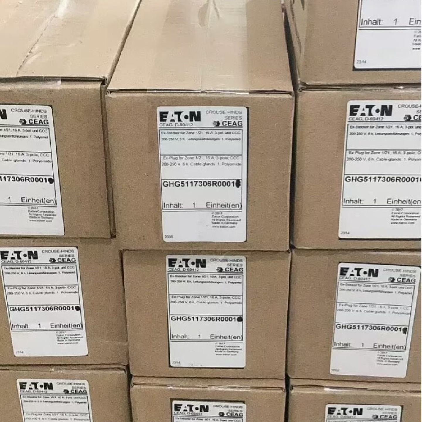 议价--原装正品德国库柏连接器插头插座,型号GHG5117306R0