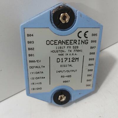 Oceaneering D1712M Digitale Modbus