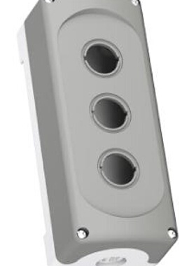 议价原装ABB三位灰色塑料按钮盒  MEP3-0