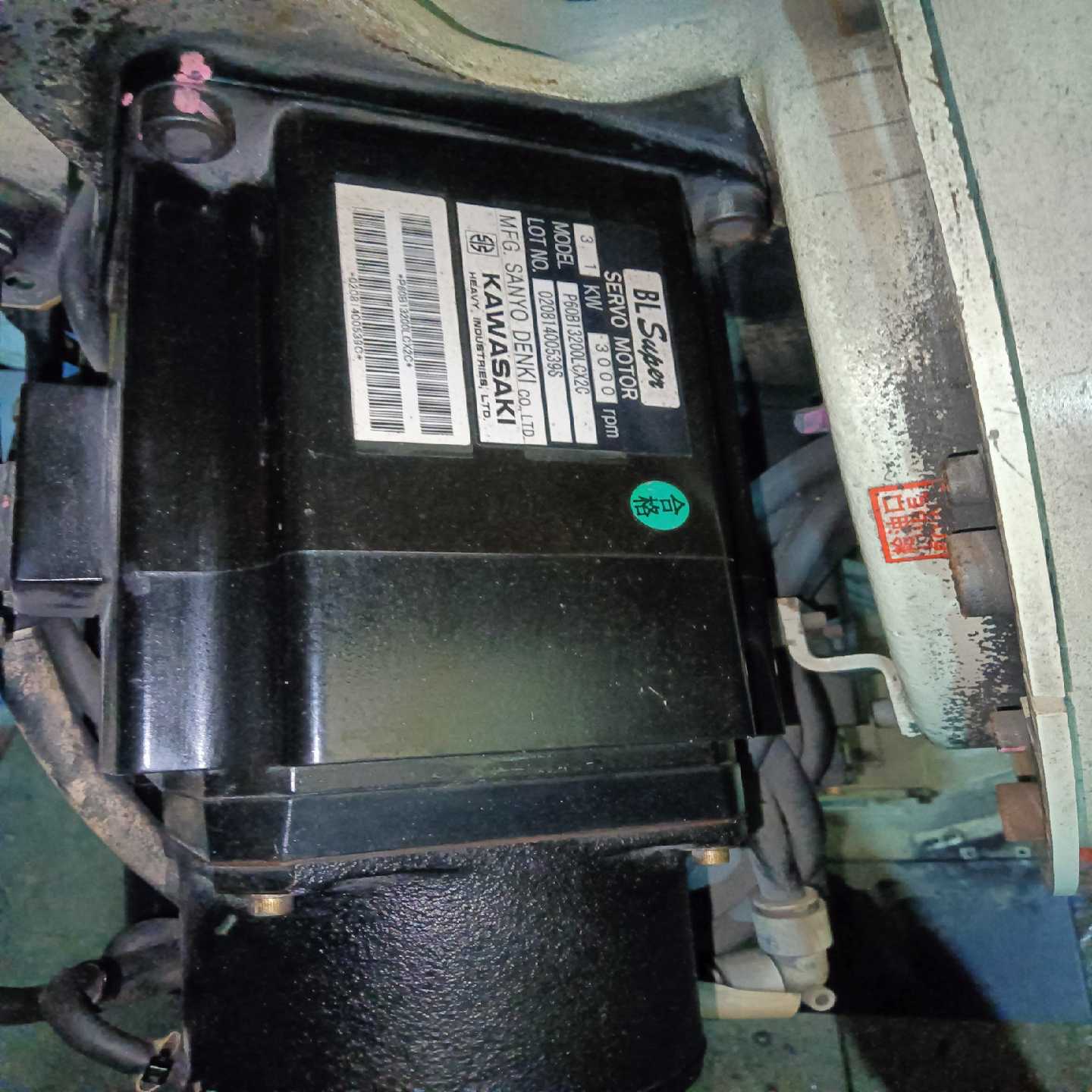 【议价】川崎机器人伺服电机P60B13200LCX2C3适用