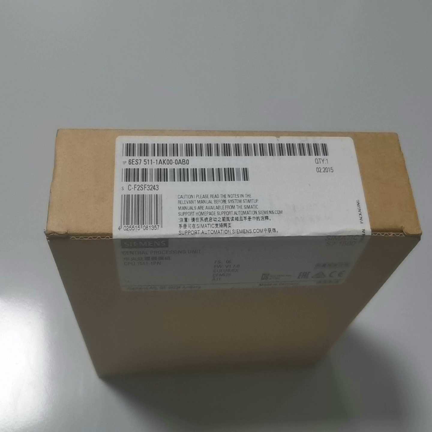 6ES7511-1AK00-0AB0，CPU15询价