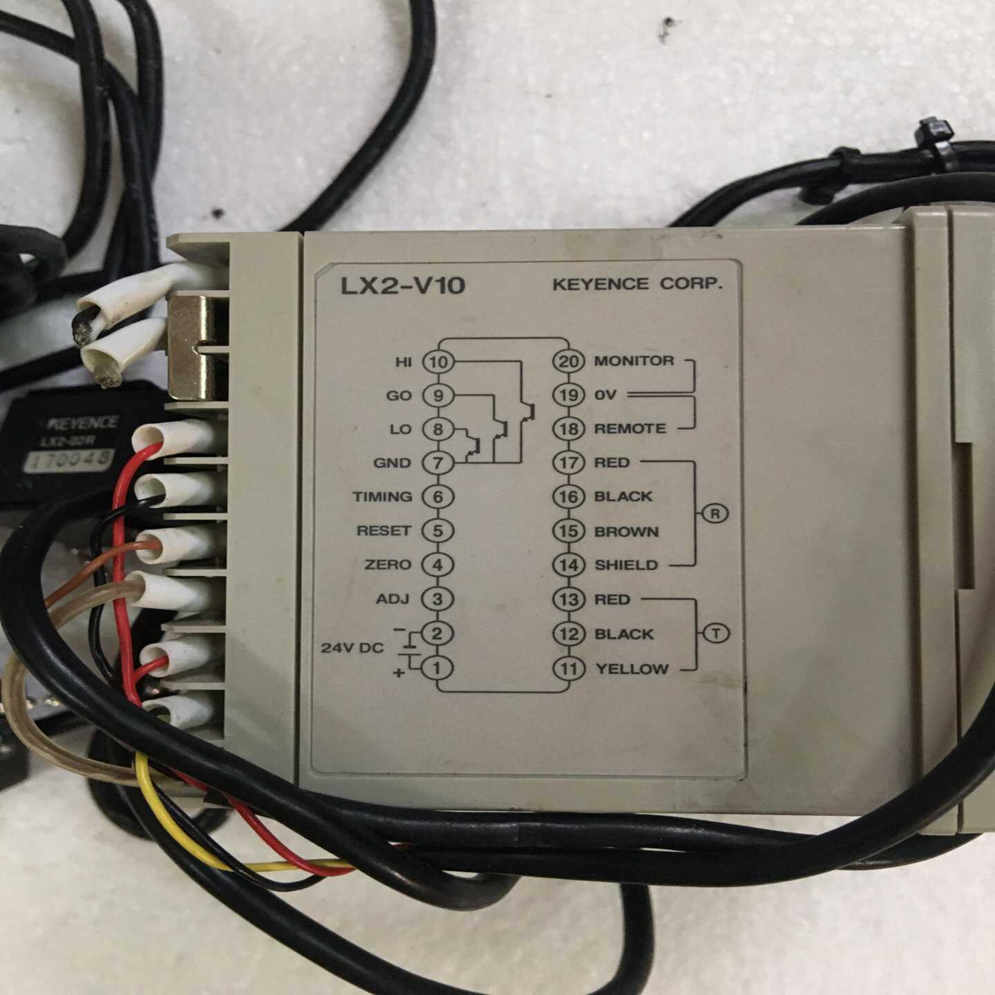 议价KEYENCE拆机基恩士激光传感控制器LX2-V10一套现U货/维修