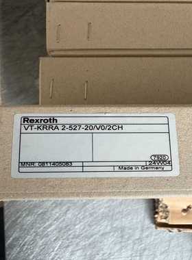 Rexroth力士乐放大器VT-KRRA2-527-20/V询价