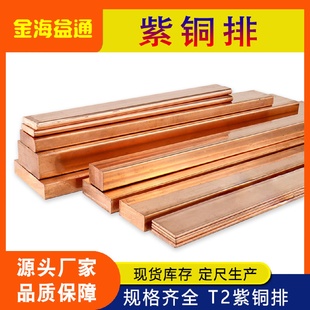 铜排t2紫铜排T2镀锡铜排接地铜棒模具电极铜T2红铜板厂家批发