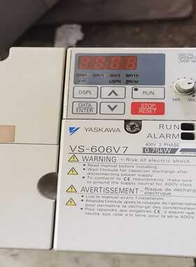 【议价】安川VS-606V7变频器0.75kw适用