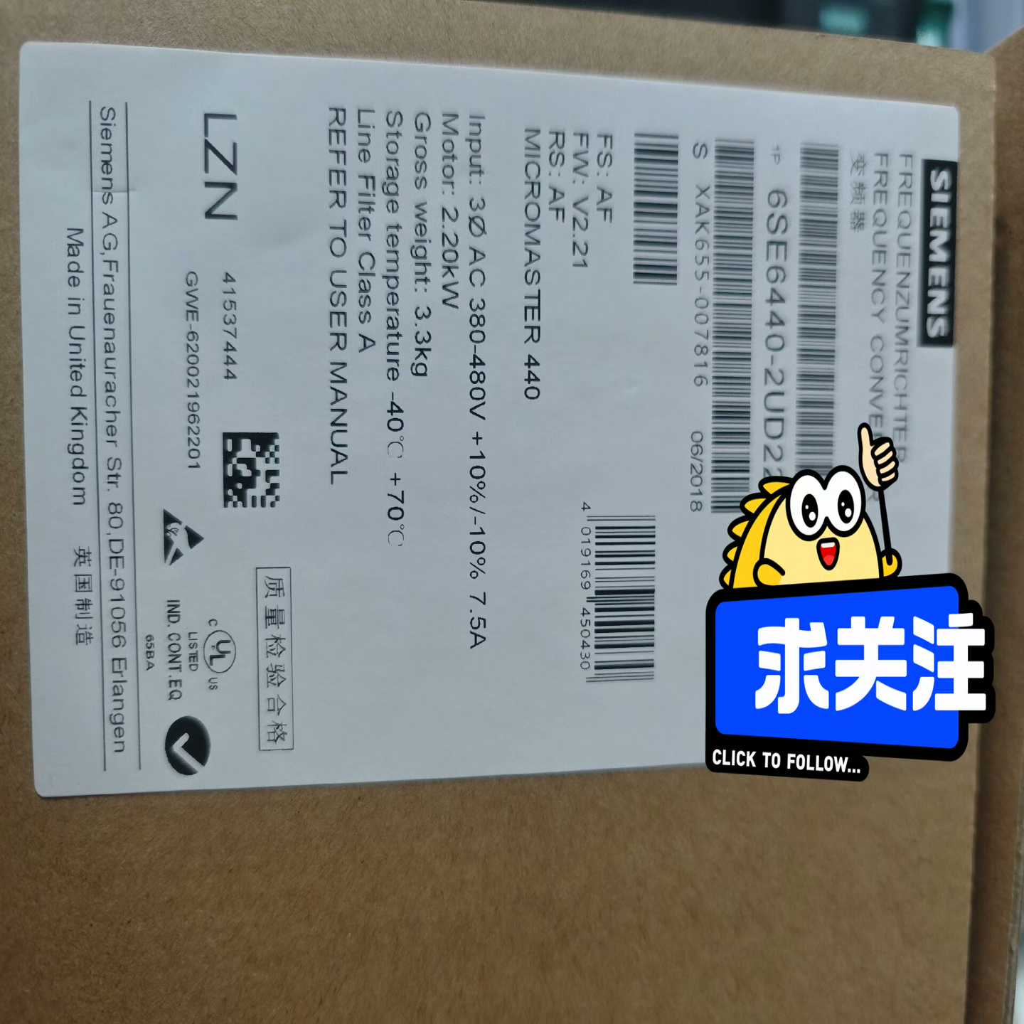 440变频器6SE6440-2UD22-2BA138询价
