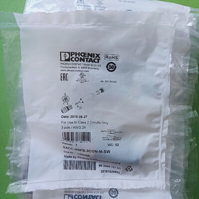 现货原装菲尼克斯连接器SACCM8FS3CONMSW议价