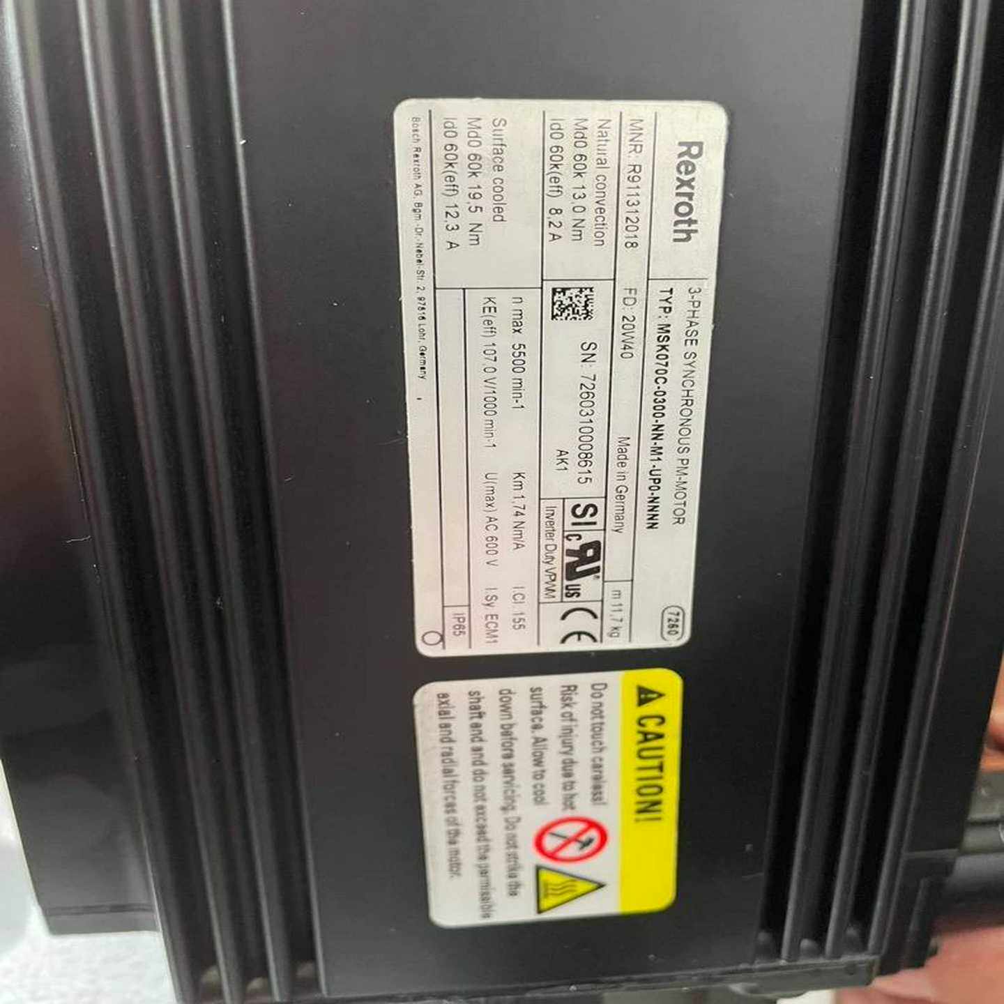 力士乐电机MSK070C-0300-NN-M1-UP0-N