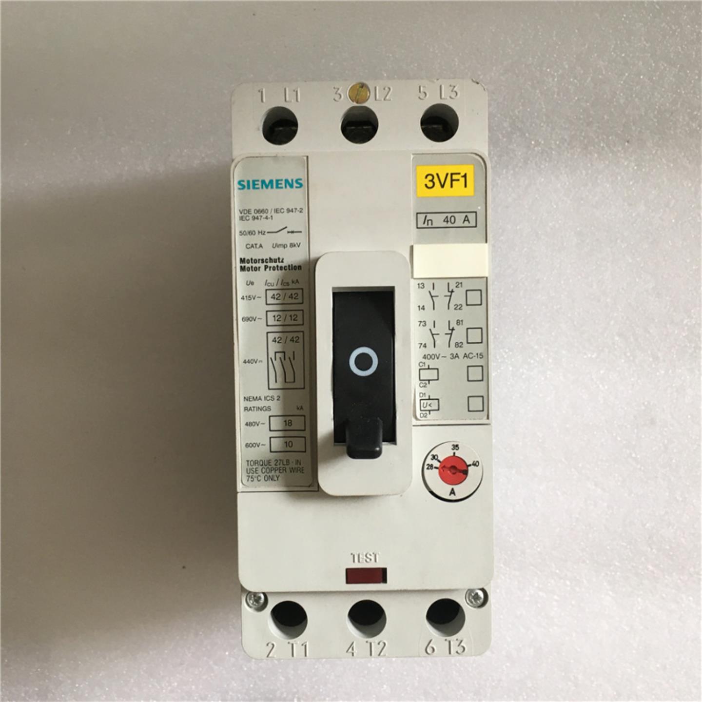 【议价】西门子3VF1塑壳断路器 3VF1231-1DG11-0AB4 28-40A 3P议