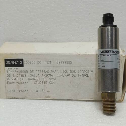 SENSORTECHNICS CTU9015GL4 Pressure Transmitter 015 PSI G 420