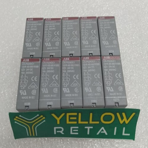 批量10英寸ABBCR-P024DC1可插拔接口继电器24VDC1SVR40560