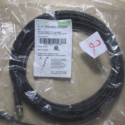 MURR ELECTRONIK 7000400016330800M12 MALEM12 female StraightP
