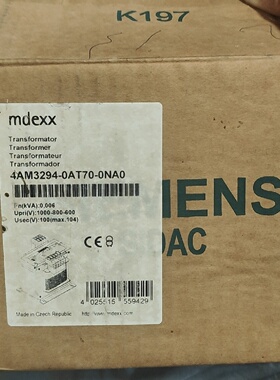 mdexx变压器4AM32940AT700NA0议价