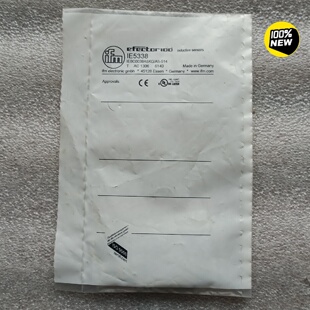 议价全新原装未拆封 易福门 IE5338 接近开关 实物拍摄,质