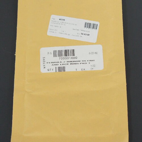 NEW WATERS 700001660 FERRULE 2 MICRON SS FRIT AND LOCK RING