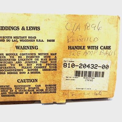 Placa De Circuito Reparada GIDDINGS  LEWIS 8102043200 810204