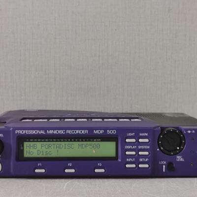 HHB PORTADISC MDP 500 PROFESSIONAL MINIDISC RECORDER  TRIED