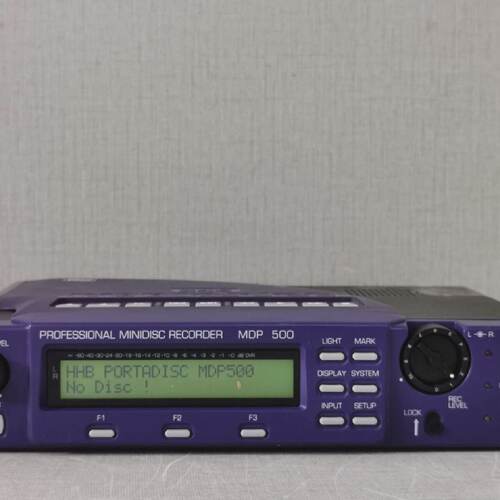 HHB PORTADISC MDP 500 PROFESSIONAL MINIDISC RECORDER  TRIED