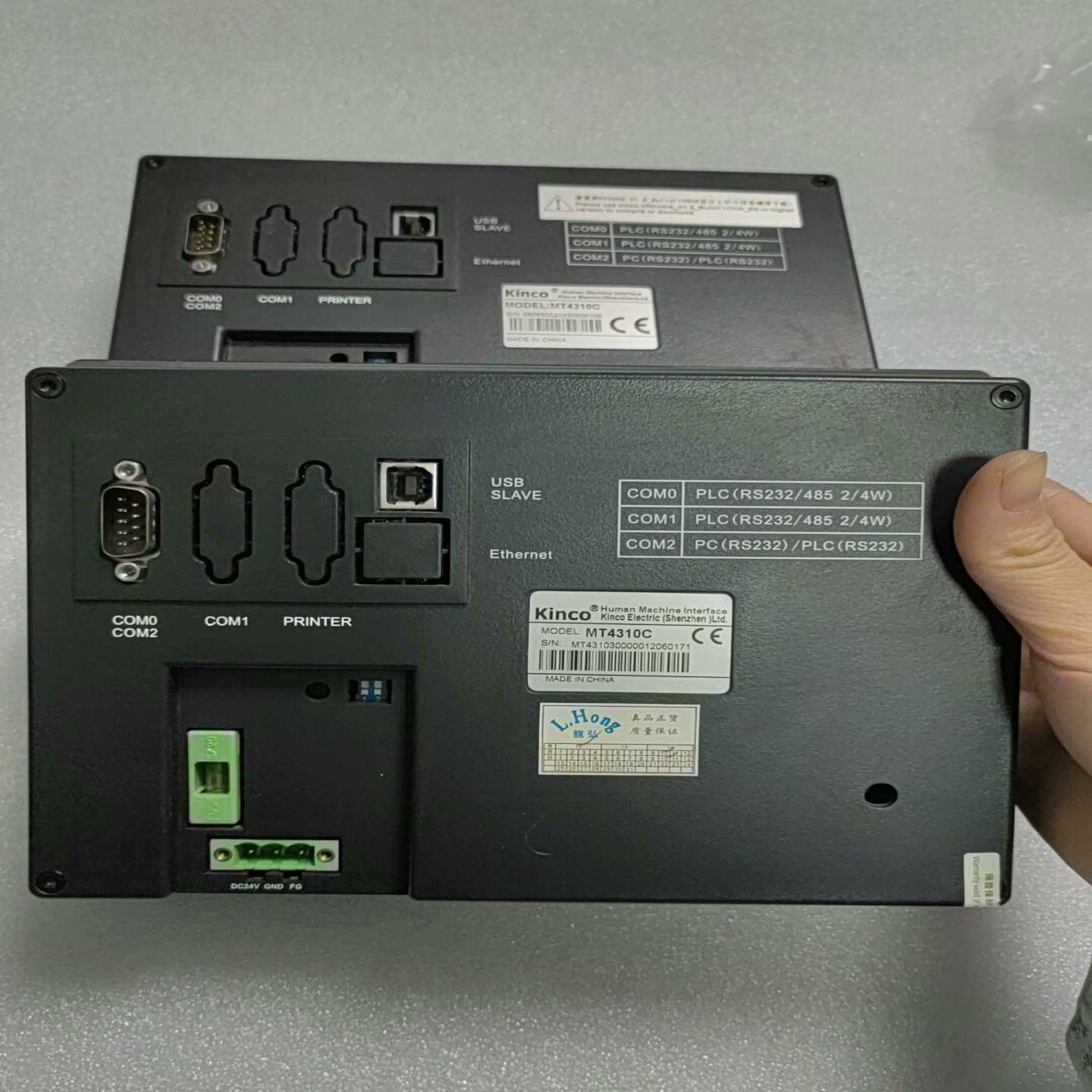 步科触摸屏MT4310C，拆机件外观无破损，通电正常功能正常--议价