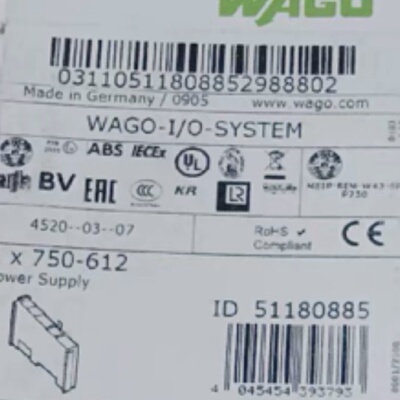 溢价-万可WAGO模块750612顺丰