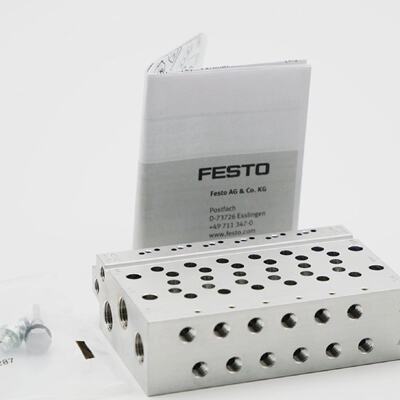 Festo VABML110WG186 566586 Anschlussplatte  Manifold rail un