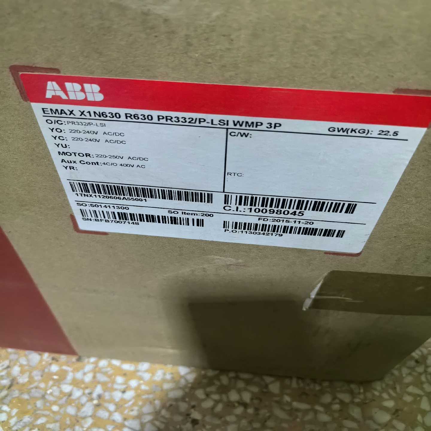 ,框架断路器X1N630R630PR332/P-L询价