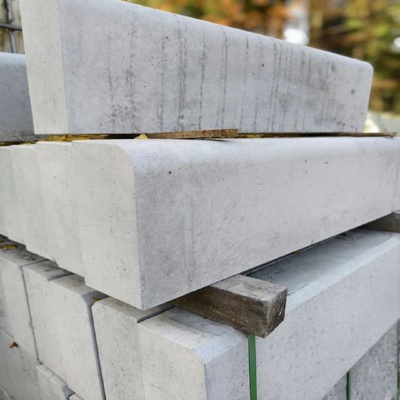 仿石路牙石路缘石路沿石仿石侧石仿芝麻灰PC路侧石仿石材道牙