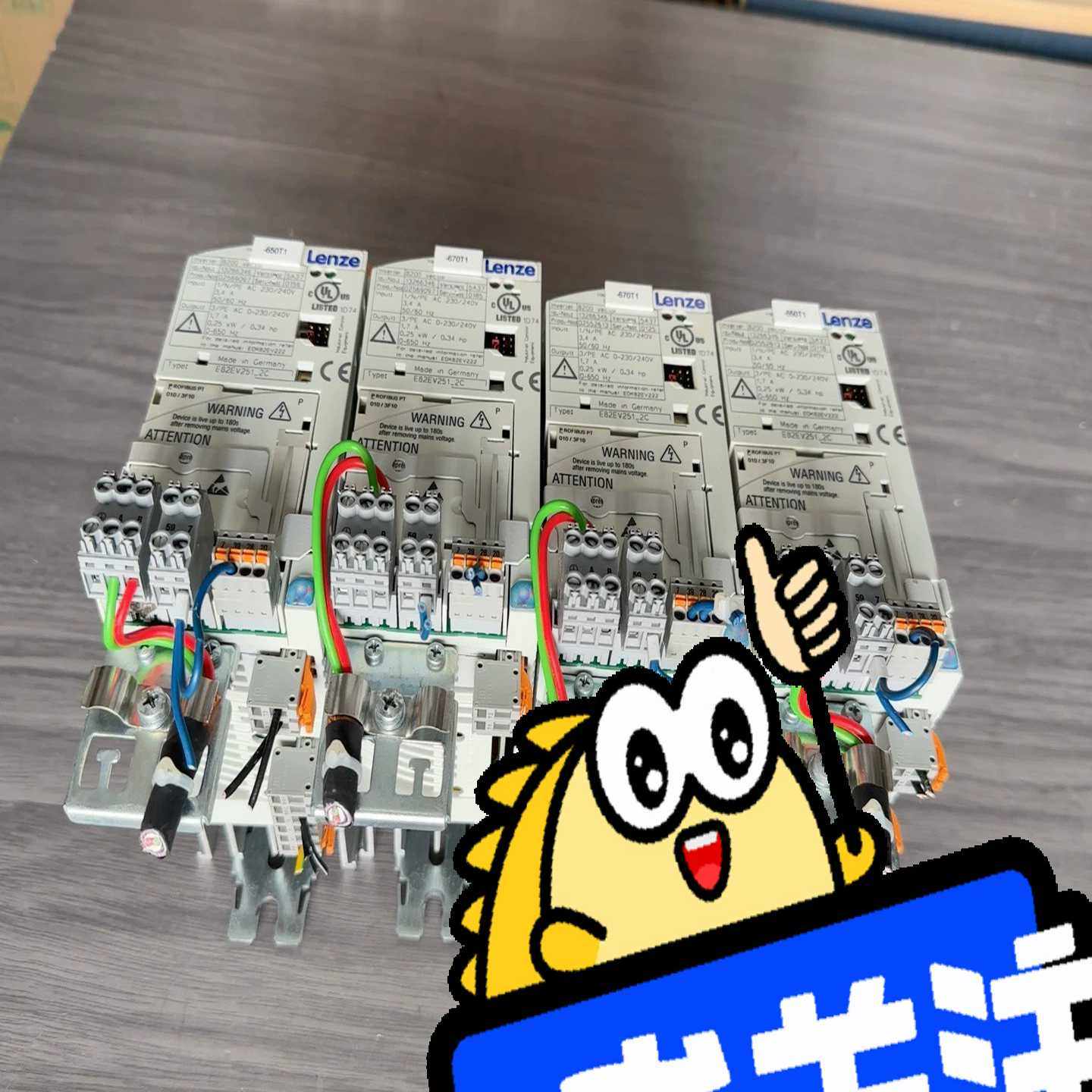 Lenze变频器E82EV251_2C原装，