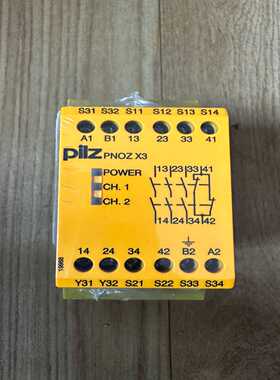 PiLZ皮尔兹X3774318安全继电器，未拆询价