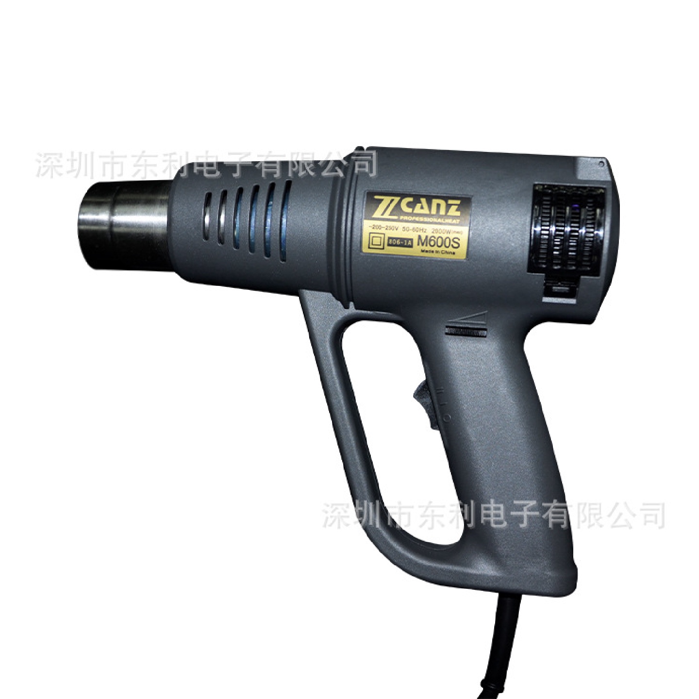 批发工业吹风机卓能热风枪M600S汽车贴膜调温烤枪吹风筒热缩管